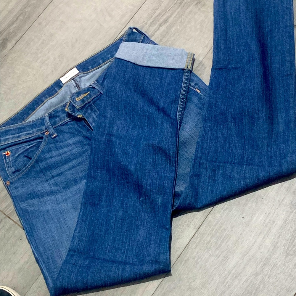 Size 27 Hudson jeans cuffed